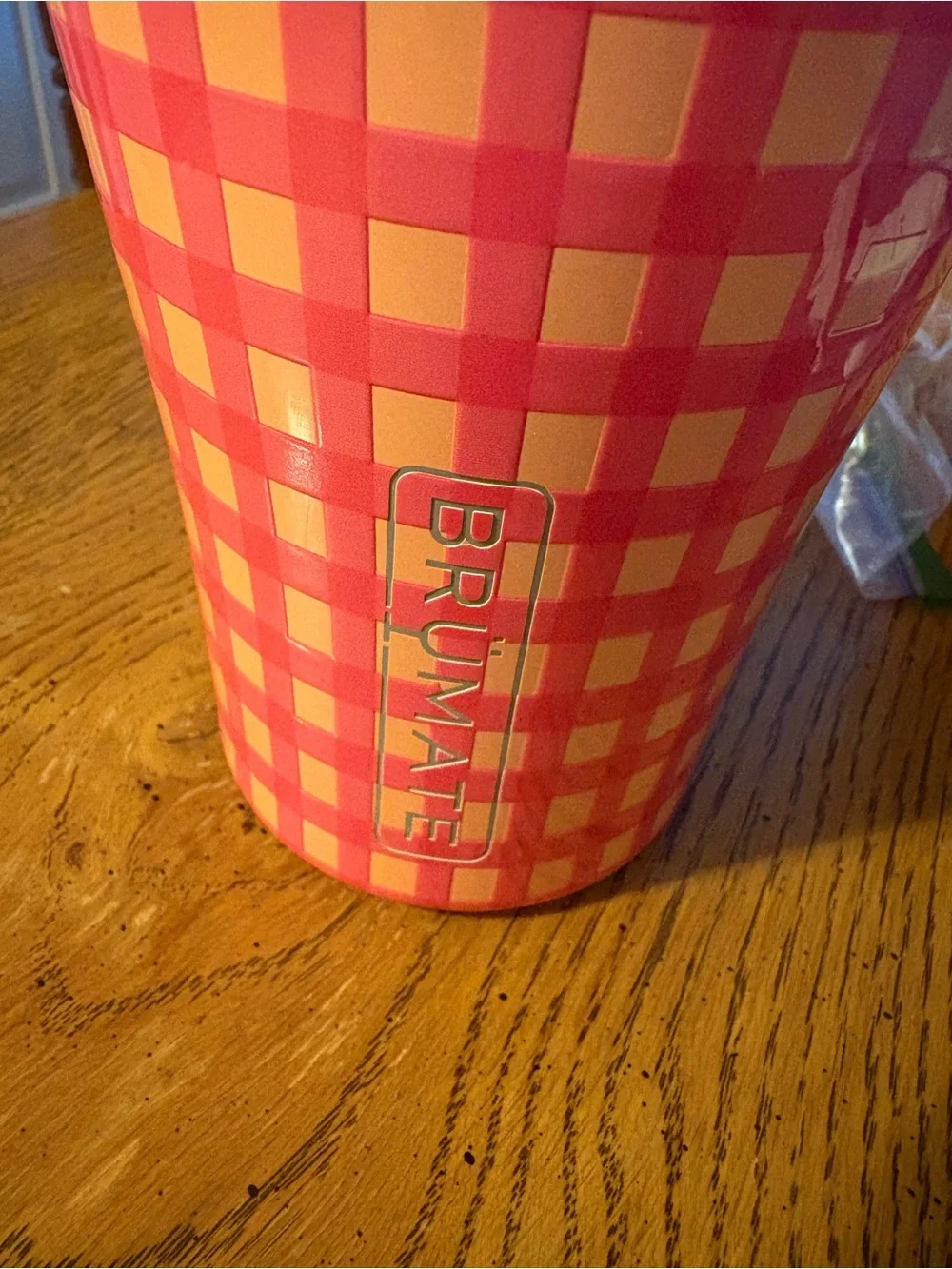 Brumate Era Flip 40 oz Peach Gingham